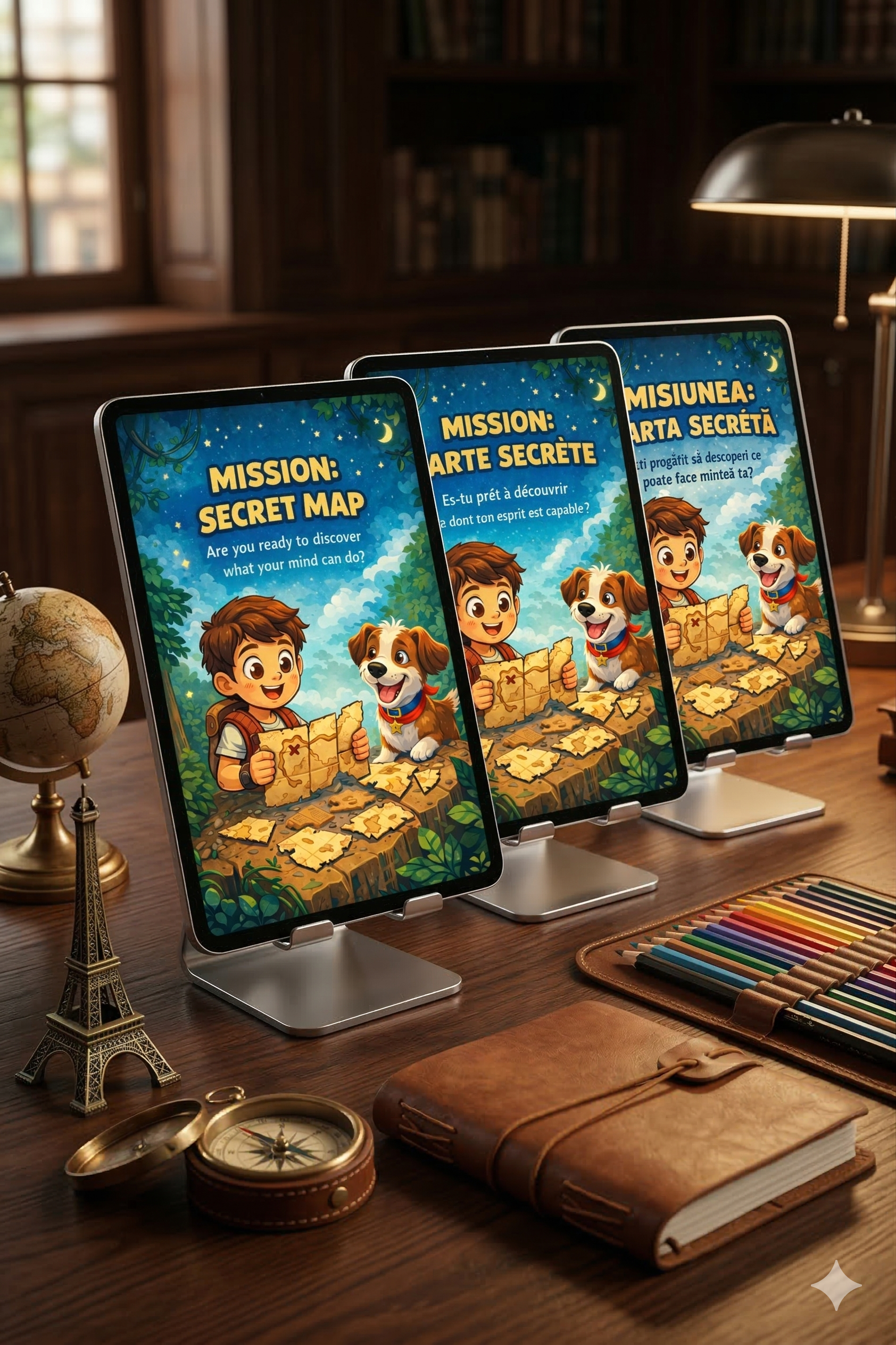 Pachetul TRILINGV PREMIUM: Micul Poliglot (RO + EN + FR)