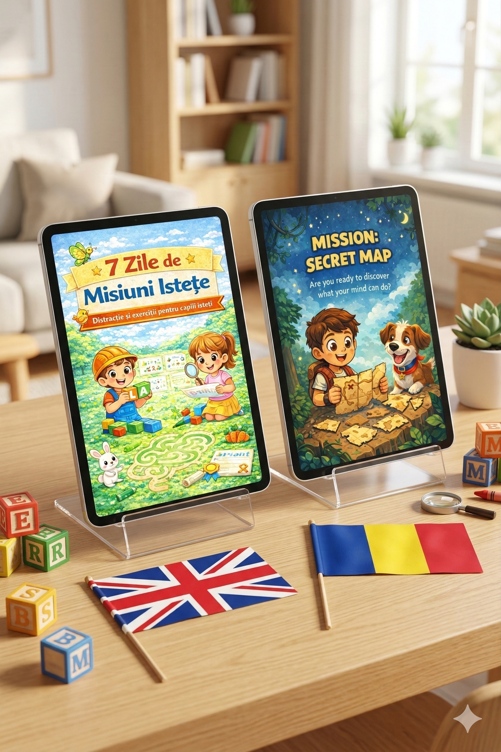 Pachetul BILINGV COMPLET: Învață Engleza prin Joacă (RO + EN)