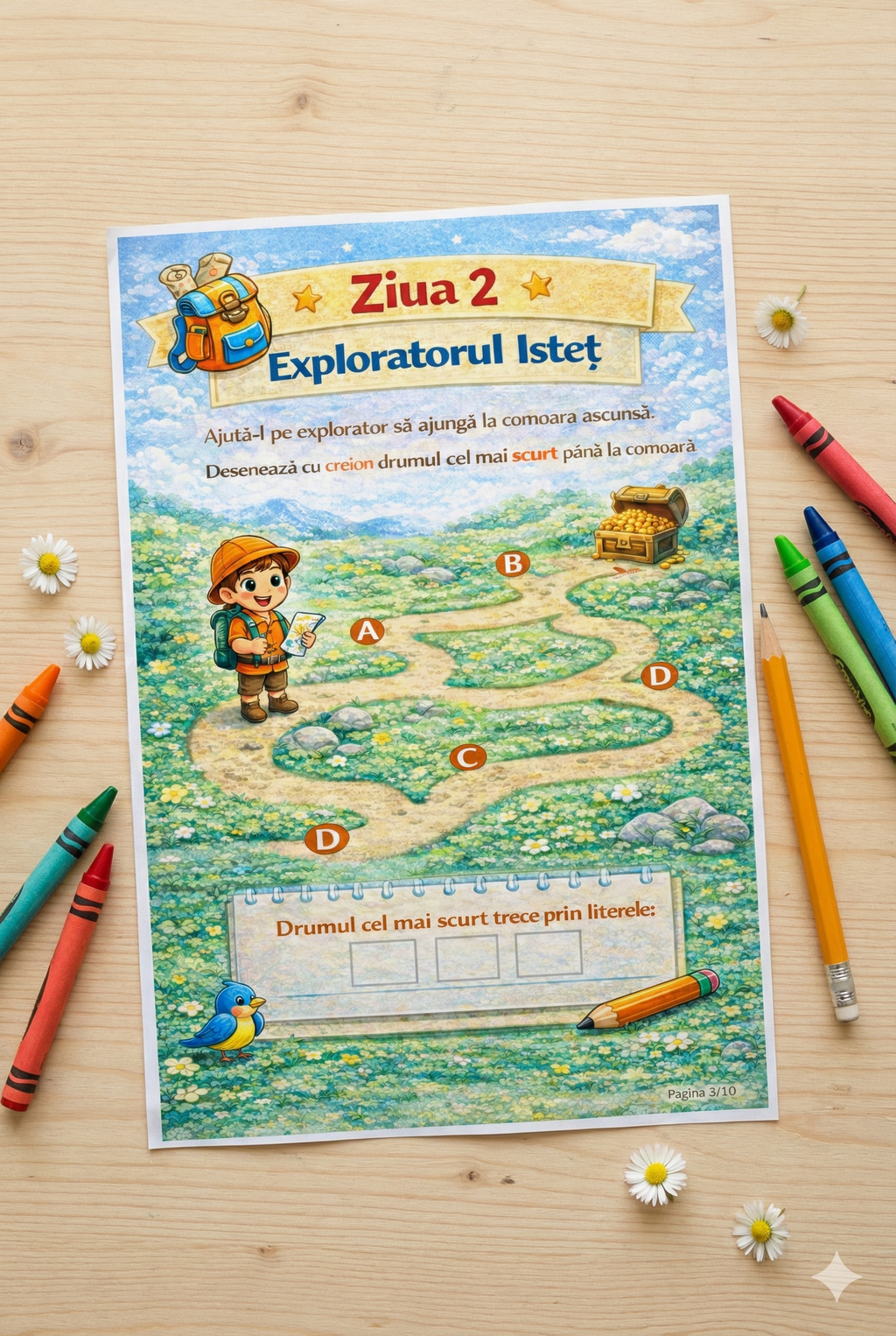 7 Zile de Misiuni Istețe - Caiet de Activități